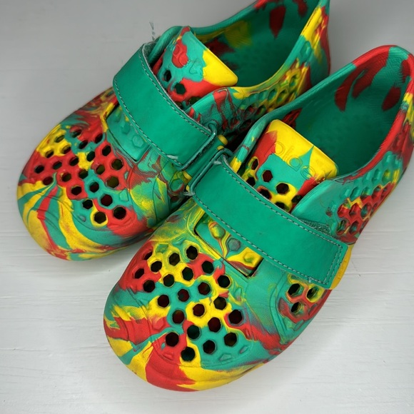 Plae Mimo Water Shoes Green/Red Size US 10 - Picture 3 of 8